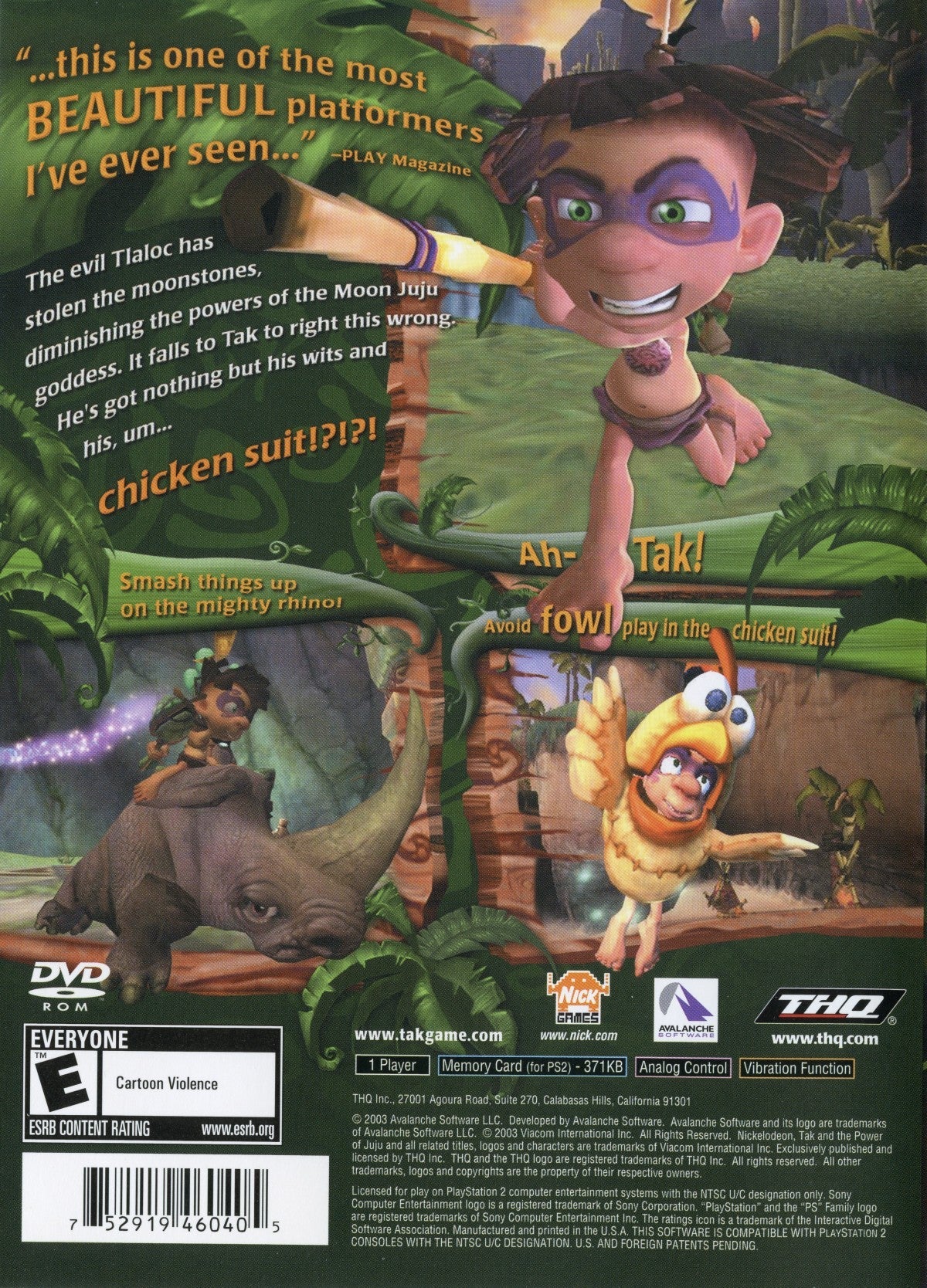 Tak and the Power of JuJu – PlayStation 2 (PS2)