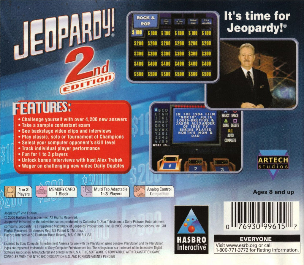 Jeopardy 2nd Edition – PlayStation 1 (PS1)
