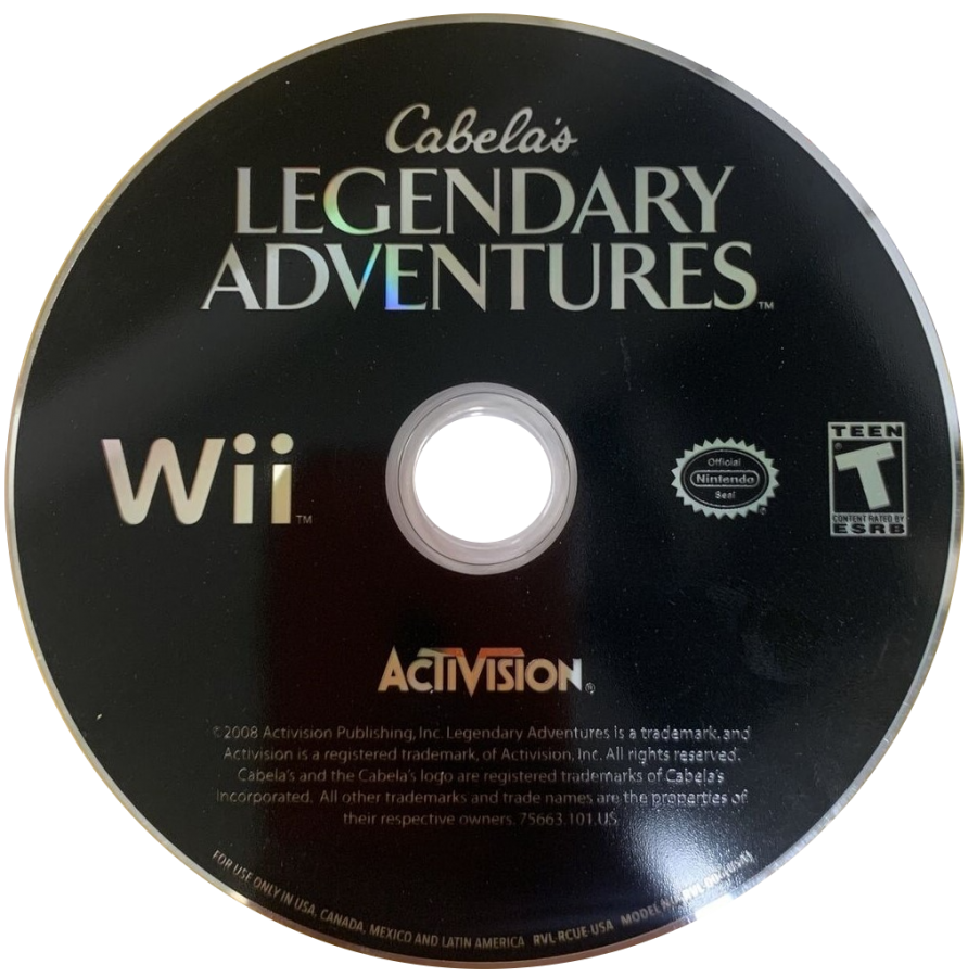 Cabela's Legendary Adventures – Nintendo Wii (Wii)