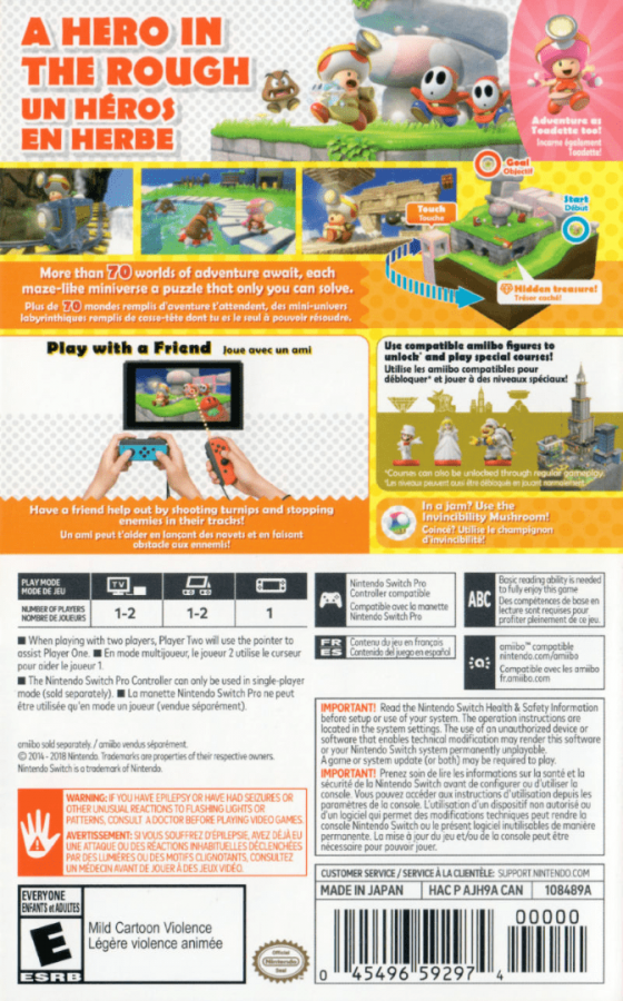 Captain Toad: Treasure Tracker – Nintendo Switch (NS)