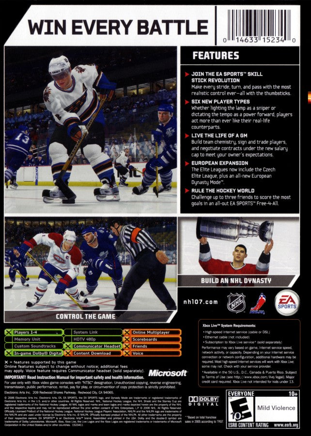 NHL 07 – Xbox (XBOX)