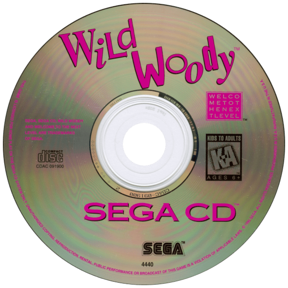 Wild Woody – Sega CD (SCD)