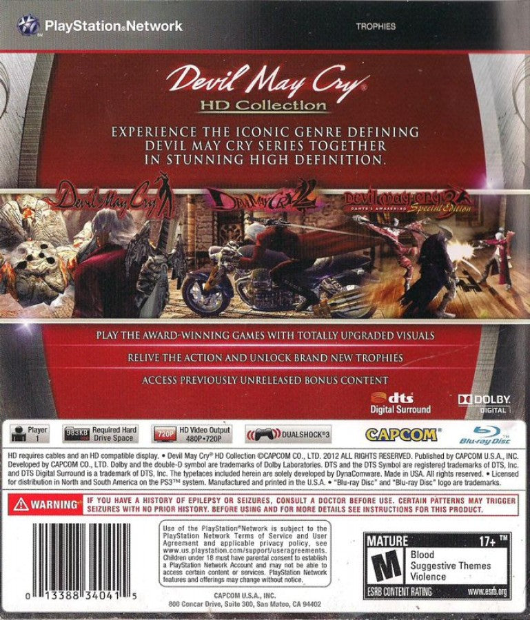 Devil May Cry HD Collection – PlayStation 3 (PS3)