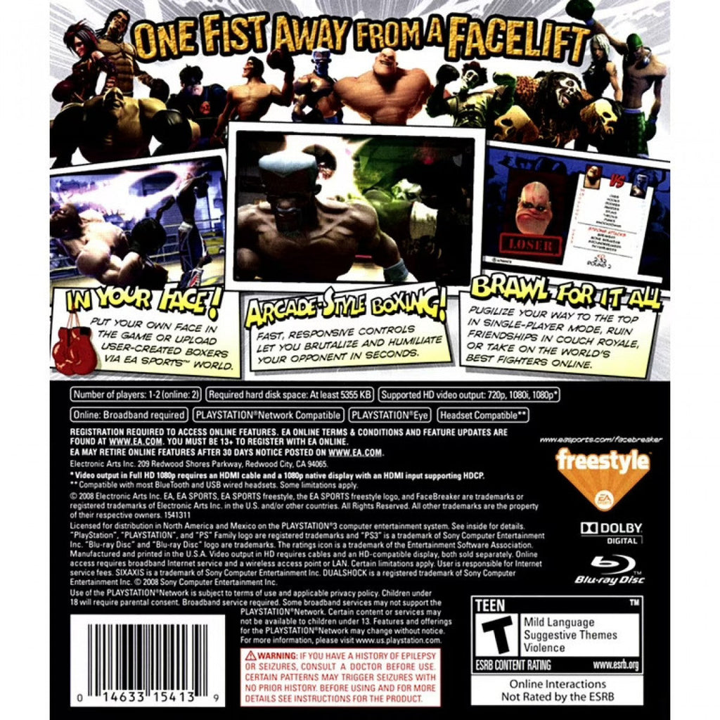 FaceBreaker – PlayStation 3 (PS3)