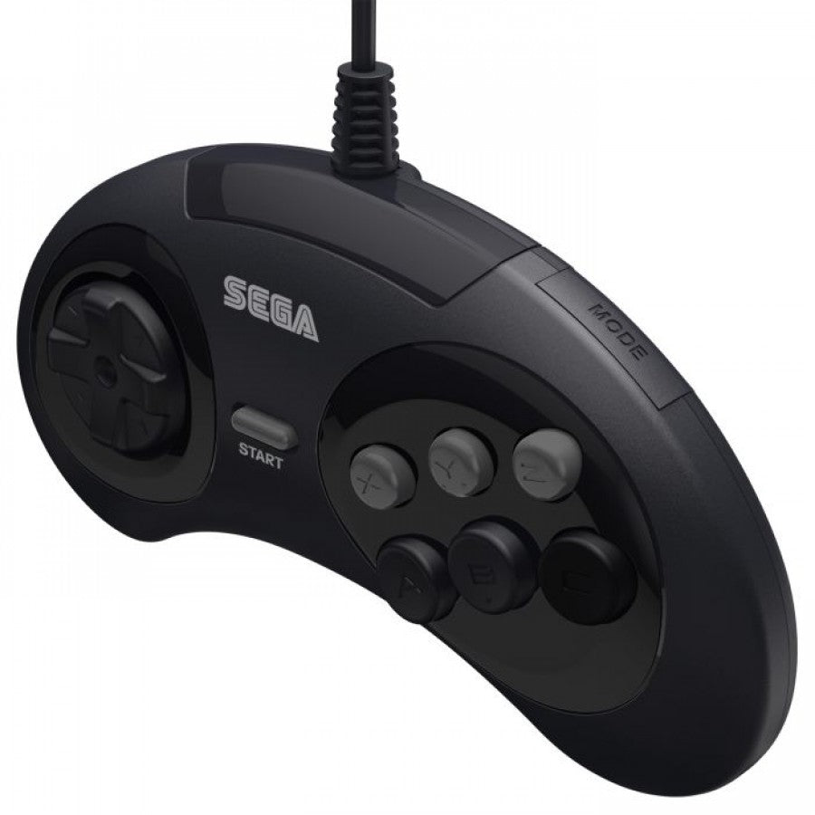 Officially Licensed SEGA Genesis 6-Button Wired Control Pad – Sega Genesis Accessory (GEN)