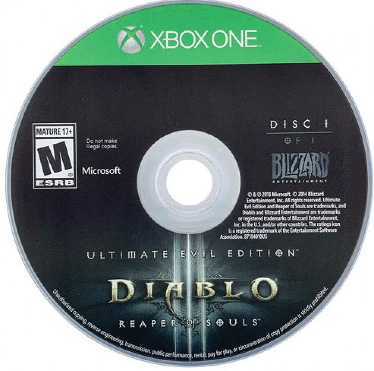 Diablo III: Reaper of Souls [Ultimate Evil Edition] – Xbox One (XONE)