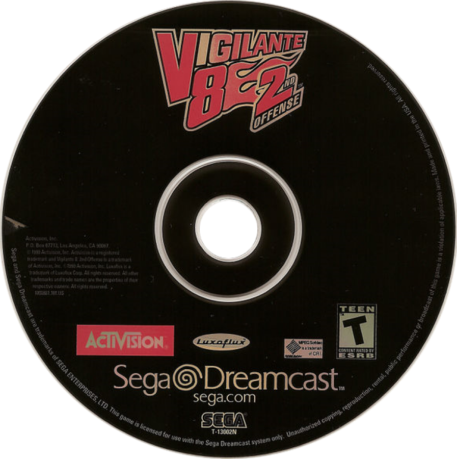 Vigilante 8 Second Offense – Sega Dreamcast (DC)