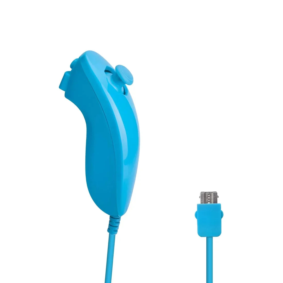Wired Nunchuck Controller For Wii/WiiU [Blue] – Nintendo Wii Accessory (Wii)