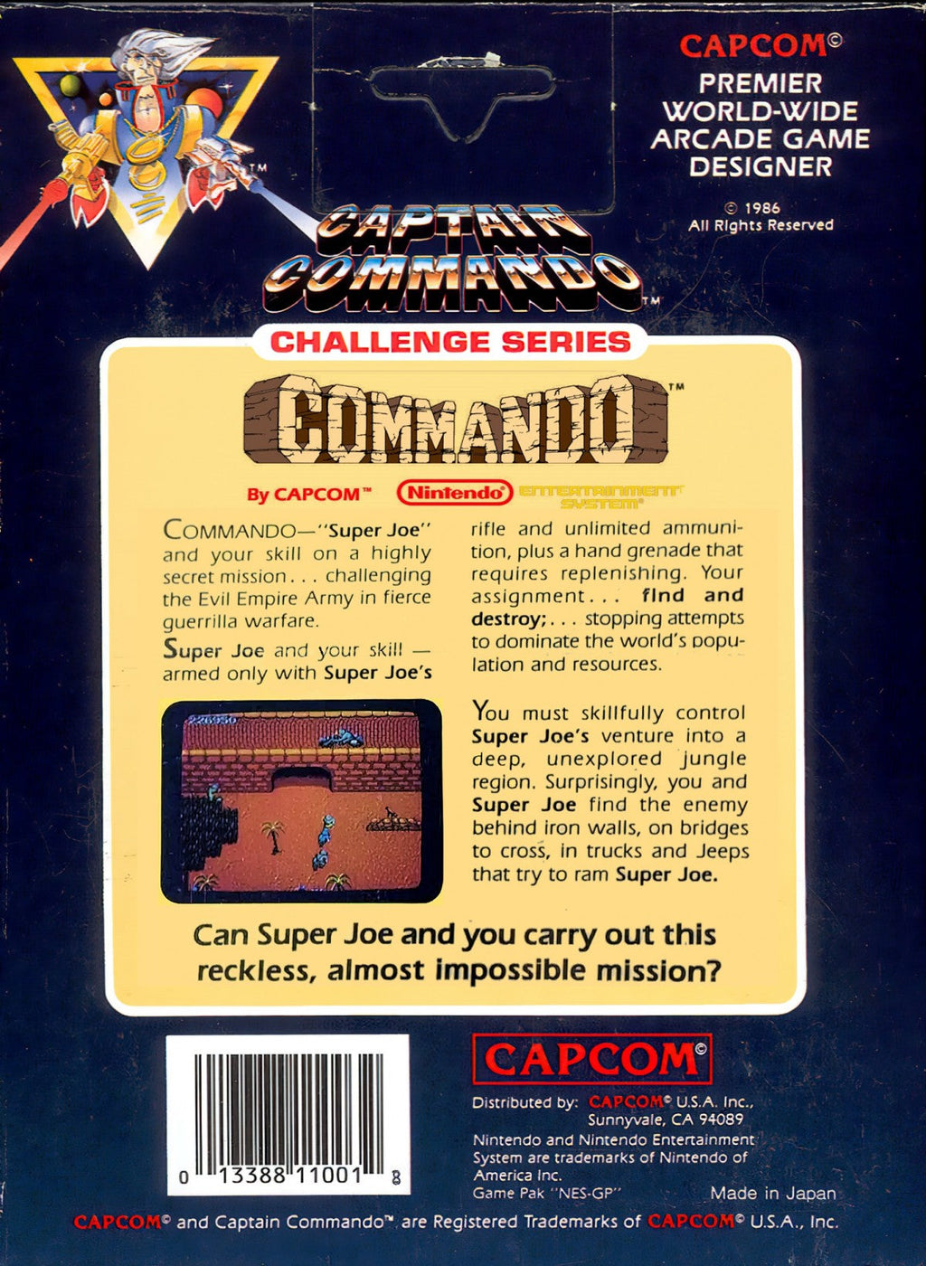 Commando – Nintendo Entertainment System (NES)