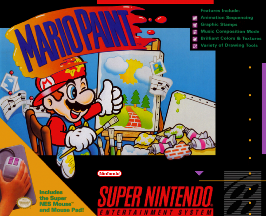 Mario Paint – Super Nintendo Entertainment System (SNES)