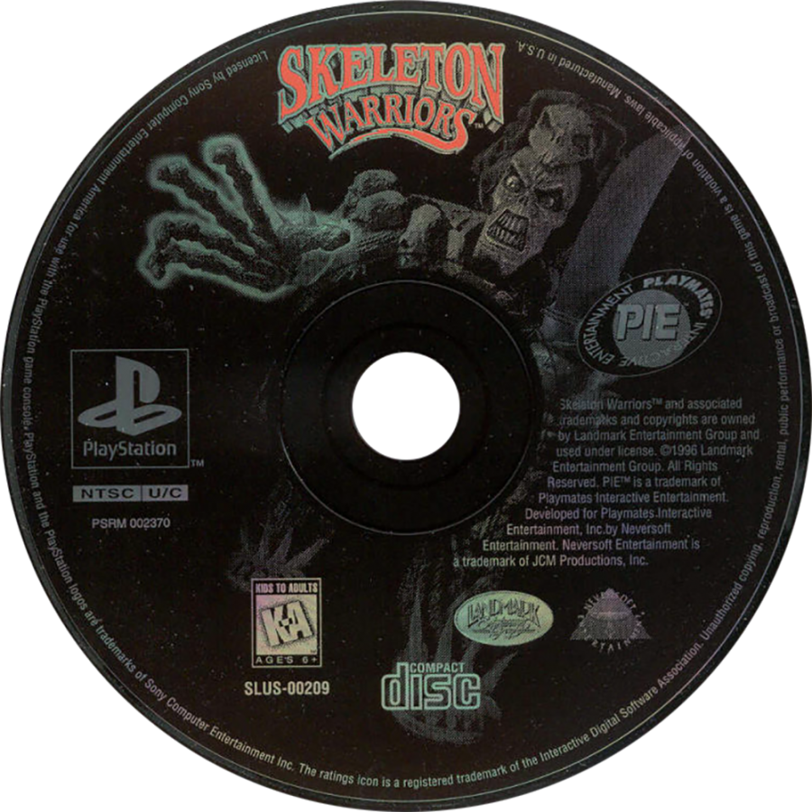 Skeleton Warriors – PlayStation 1 (PS1)