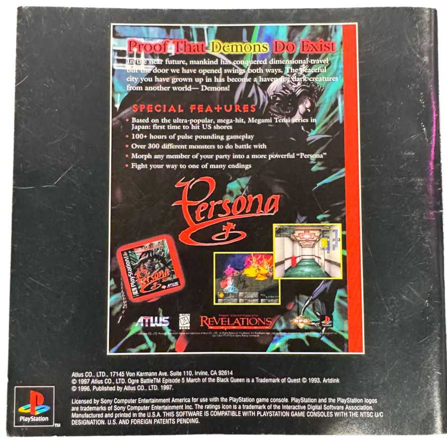 Ogre Battle [Complete In Box]  – PlayStation 1 (PS1)