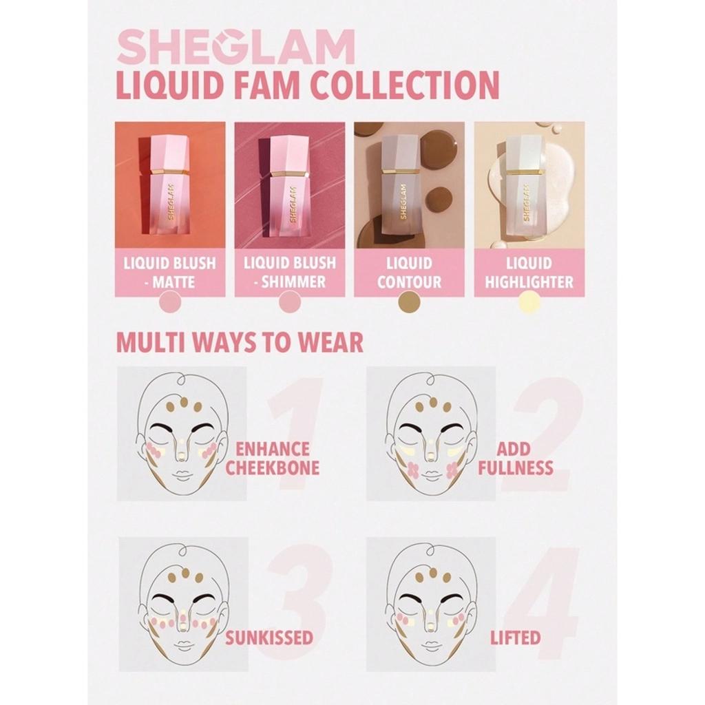 Sheglam Color Bloom Liquid Blush Petal Talk 5.2ml