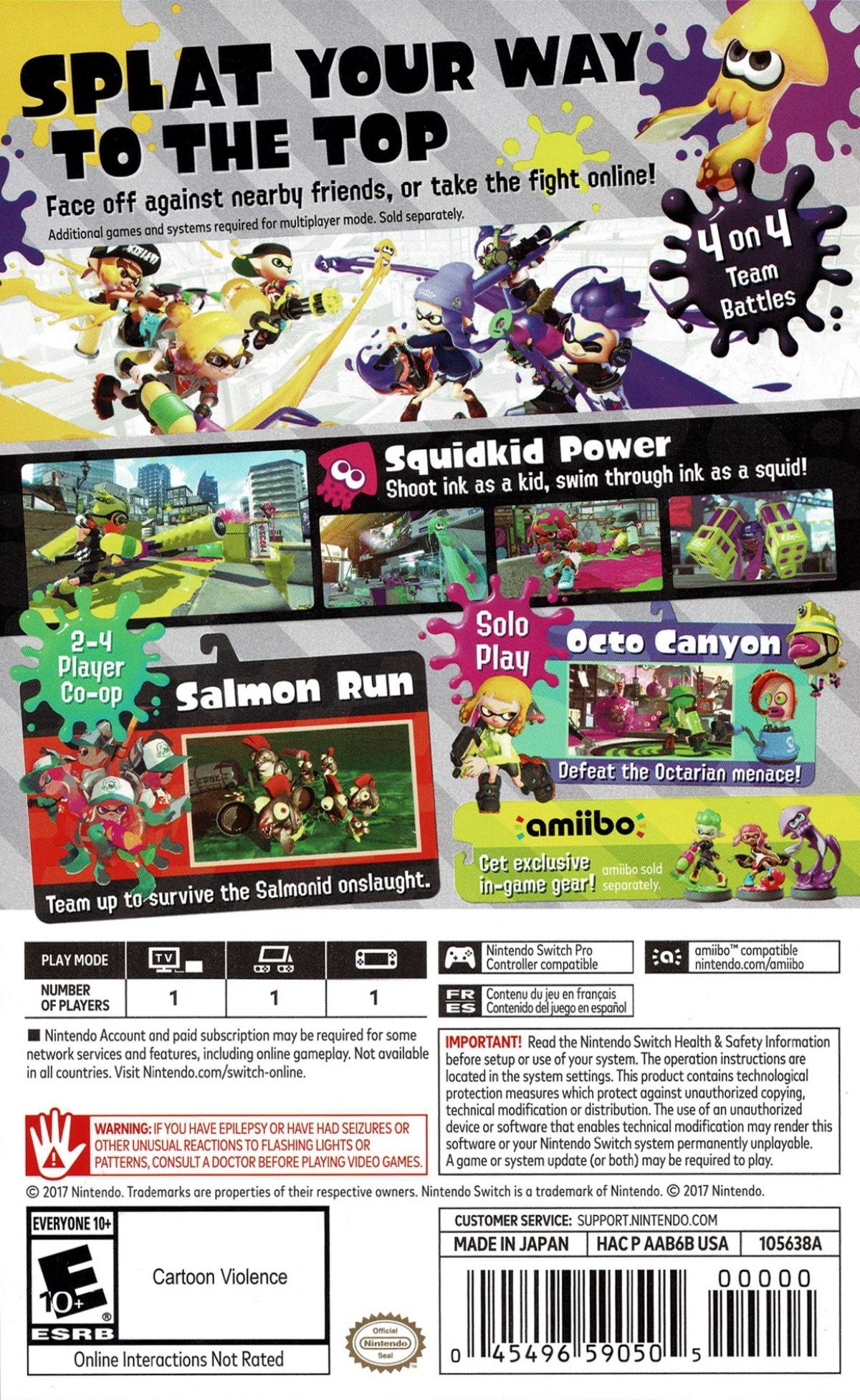 Splatoon 2 [Starter Pack]– Nintendo Switch (NS)
