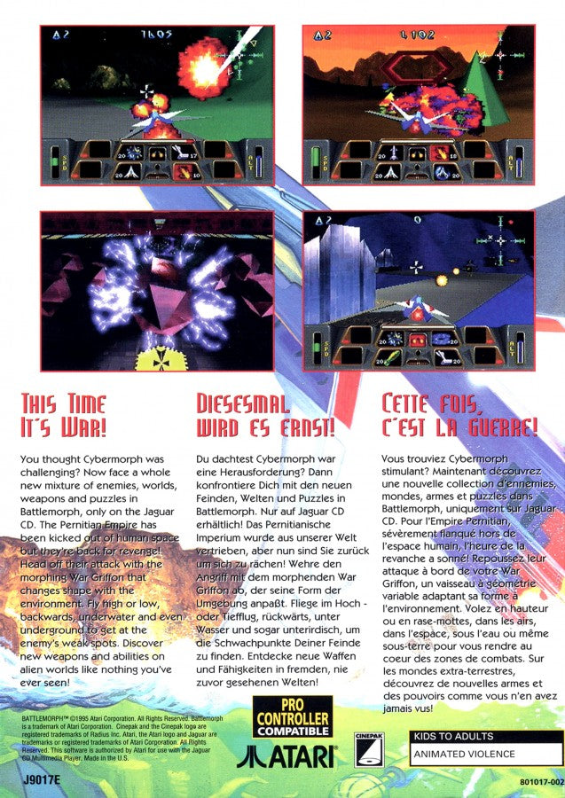 Battle Morph [CIB] – Atari Jaguar CD (JAGCD)