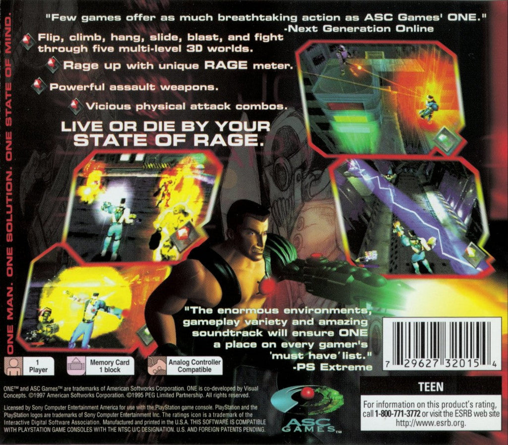 One – PlayStation 1 (PS1)