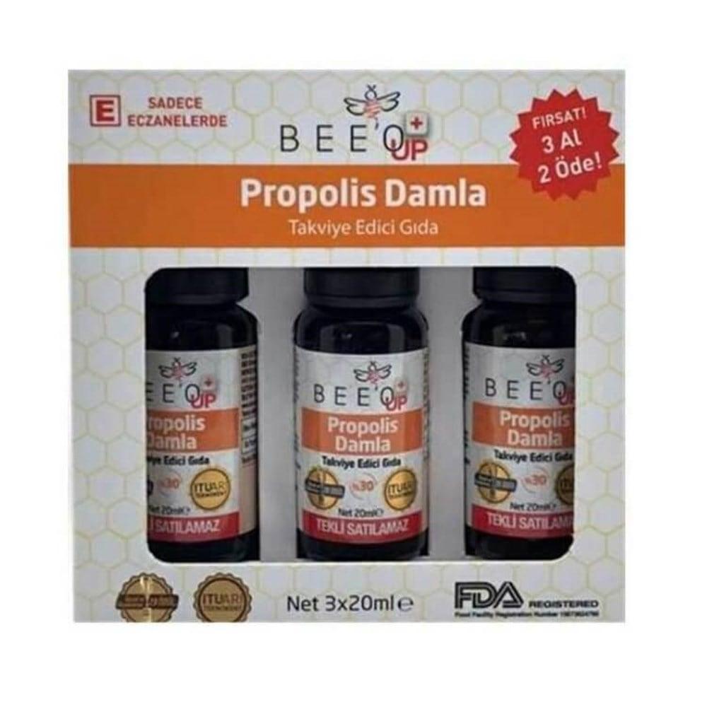 Bee'O UP 30% Propolis Supplement Drops - Natural Immune System Support & Health Benefits