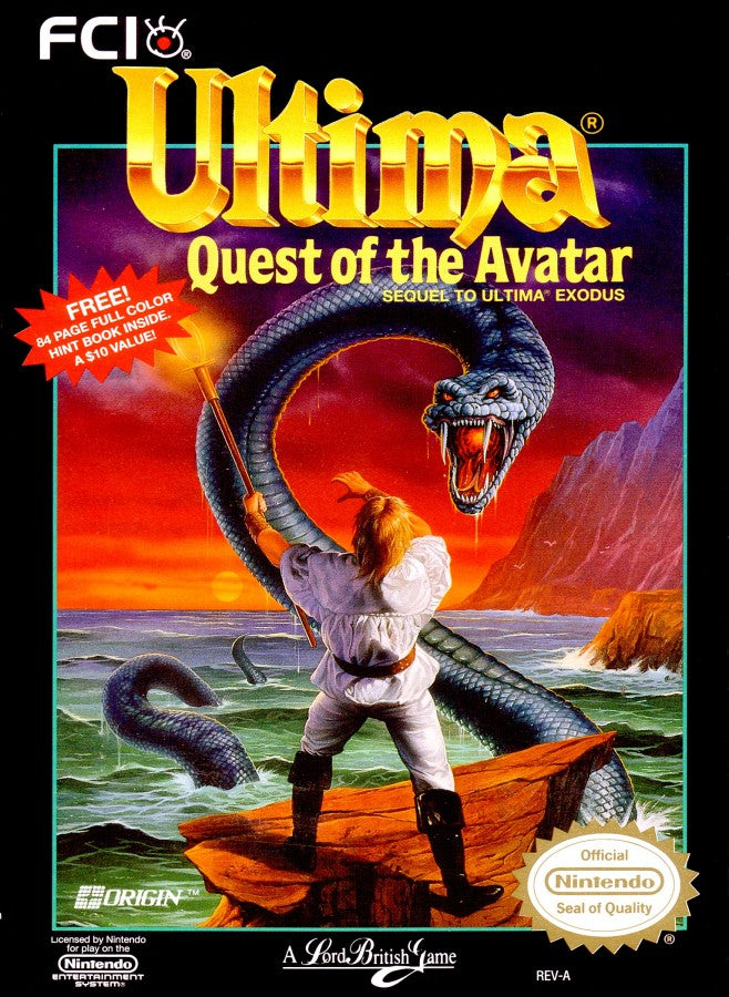 Ultima: Quest of the Avatar – Nintendo Entertainment System (NES)