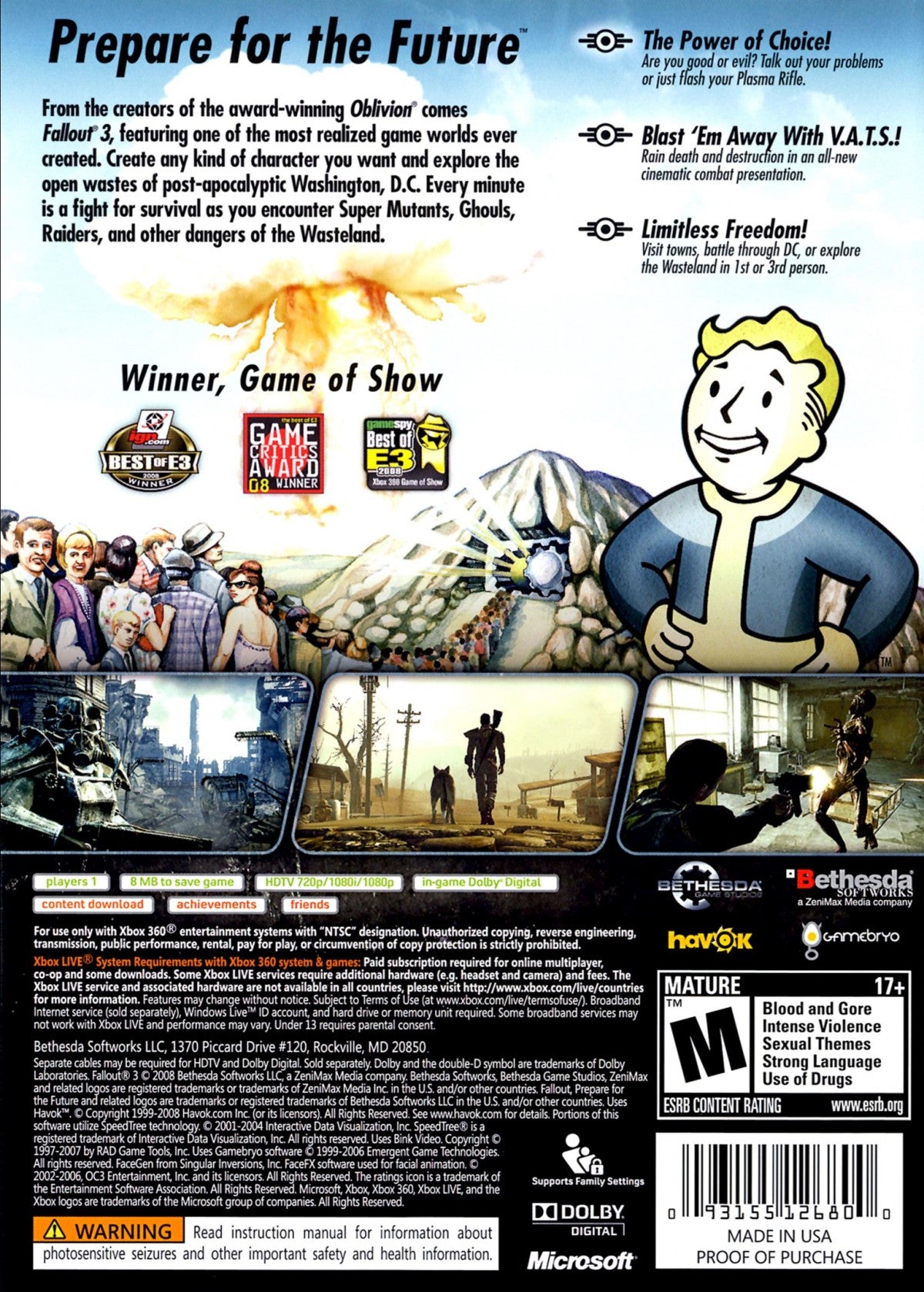Fallout 3 – Xbox 360 (X360)