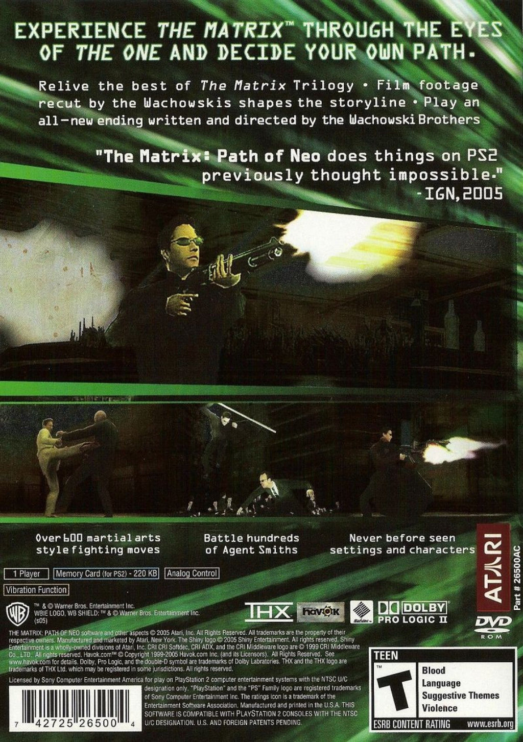 The Matrix: Path of Neo – PlayStation 2 (PS2)