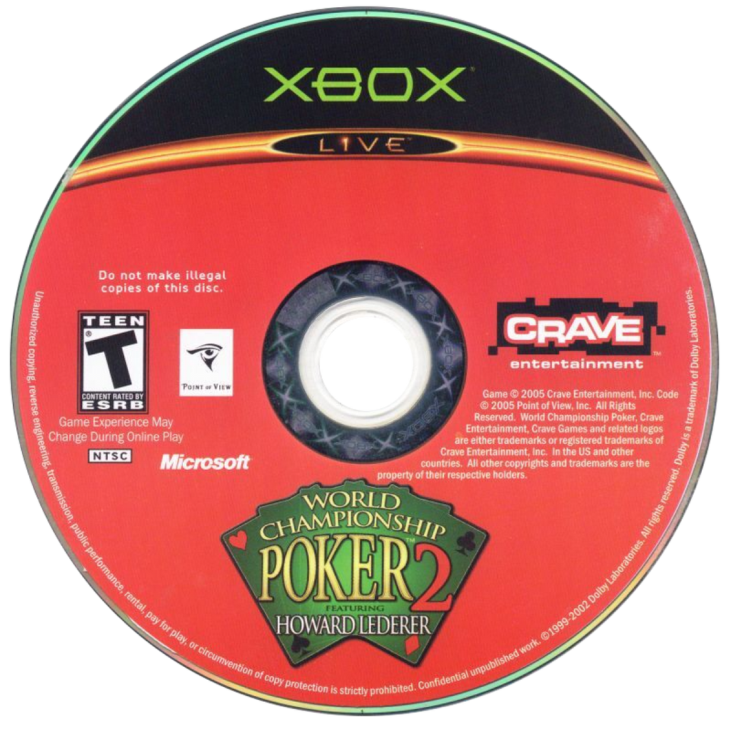 World Championship Poker 2 – Xbox (XBOX)