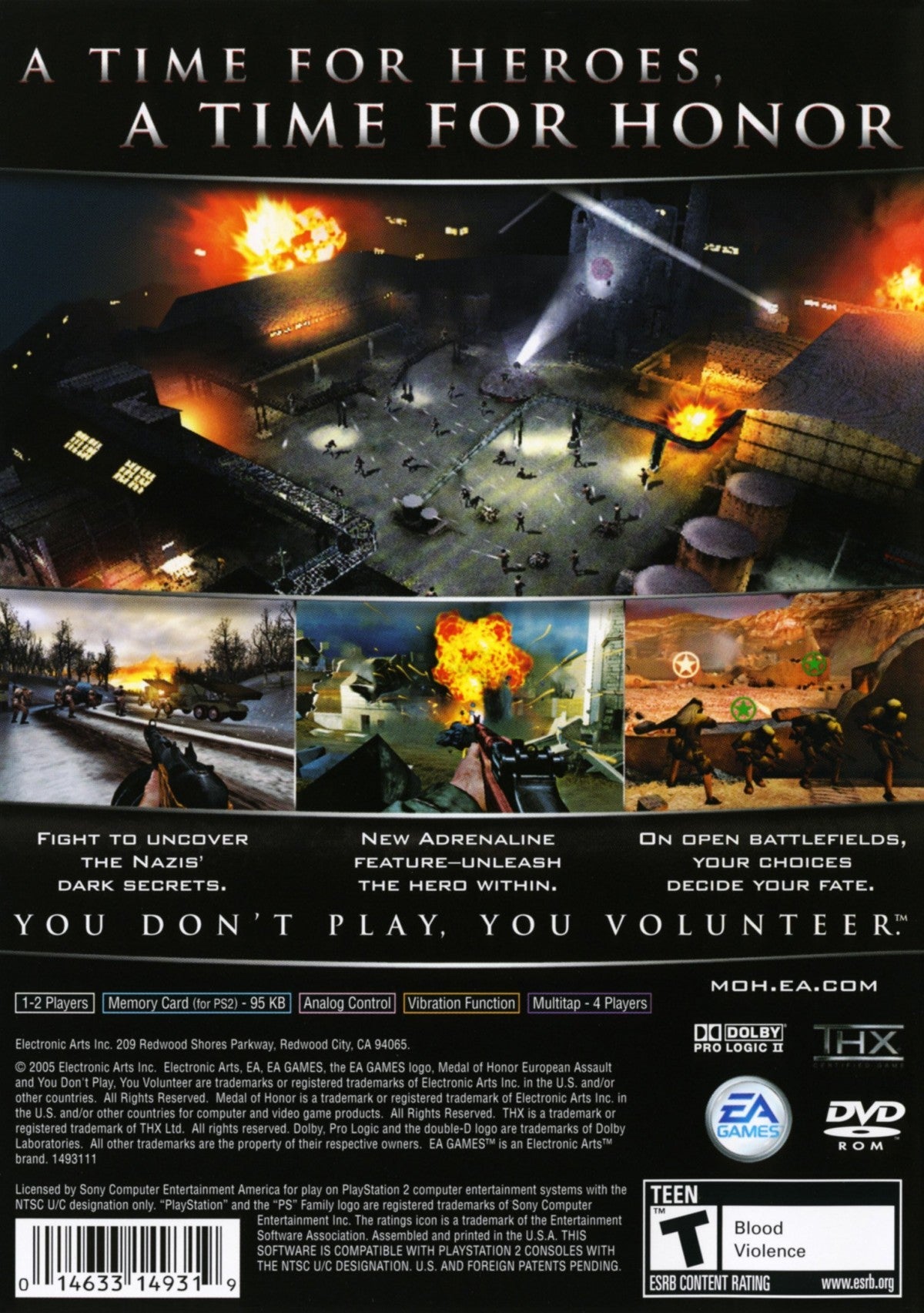 Medal of Honor European Assault – PlayStation 2 (PS2)