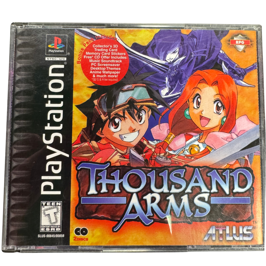 Thousand Arms [Complete In Box] – PlayStation 1 (PS1)