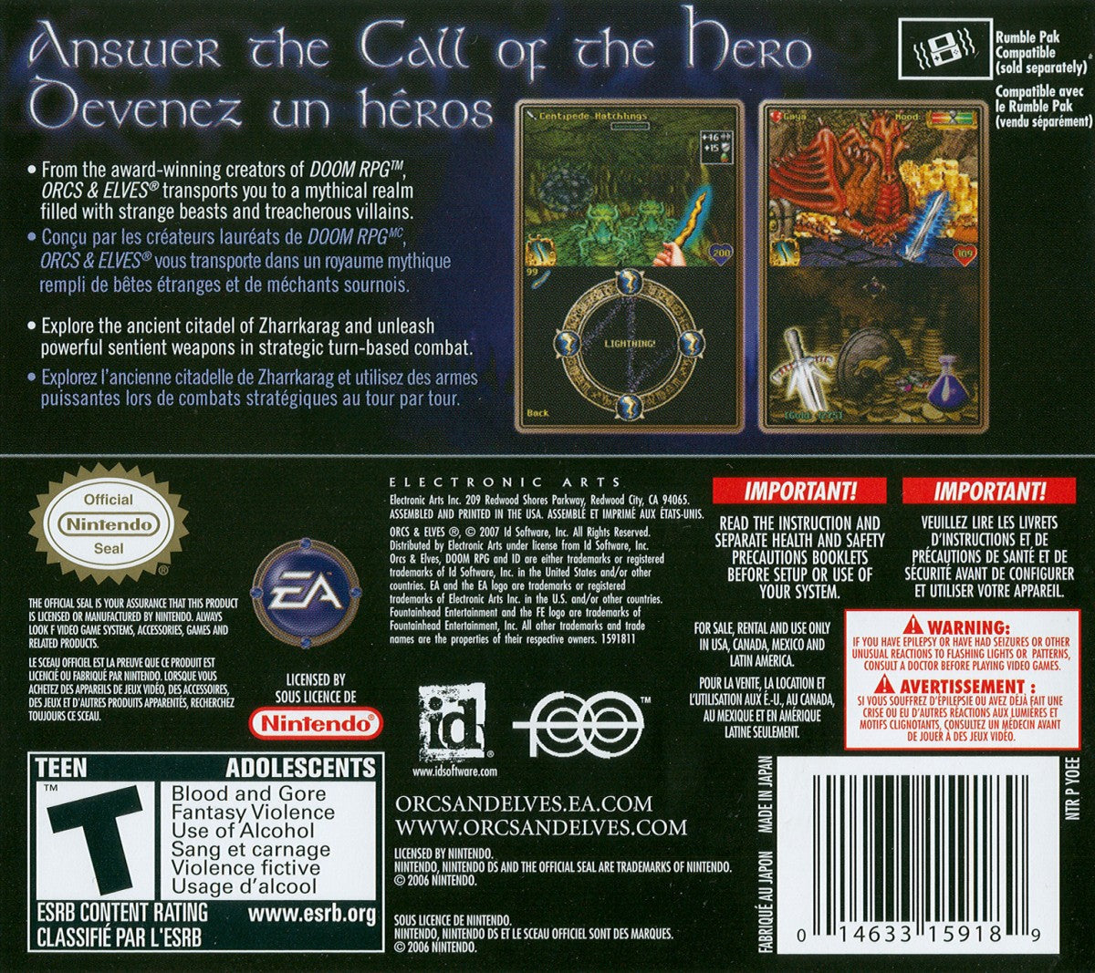 Orcs and Elves – Nintendo DS (DS)