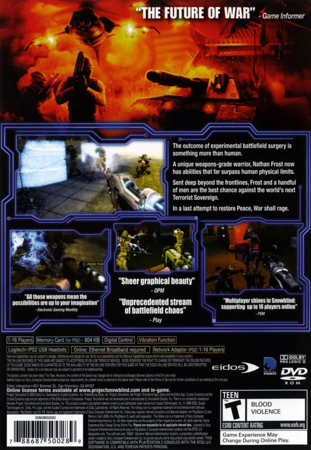 Project Snowblind – PlayStation 2 (PS2)