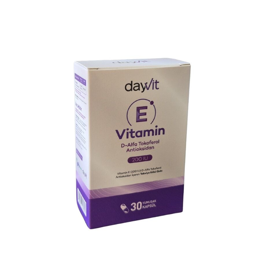 Dayvit Vitamin E 200 IU Antioxidant Support 30 Capsules