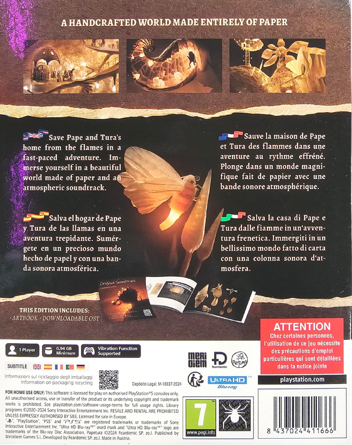 Papetura [Craft Edition] (PAL) – Playstation 5 (PS5)
