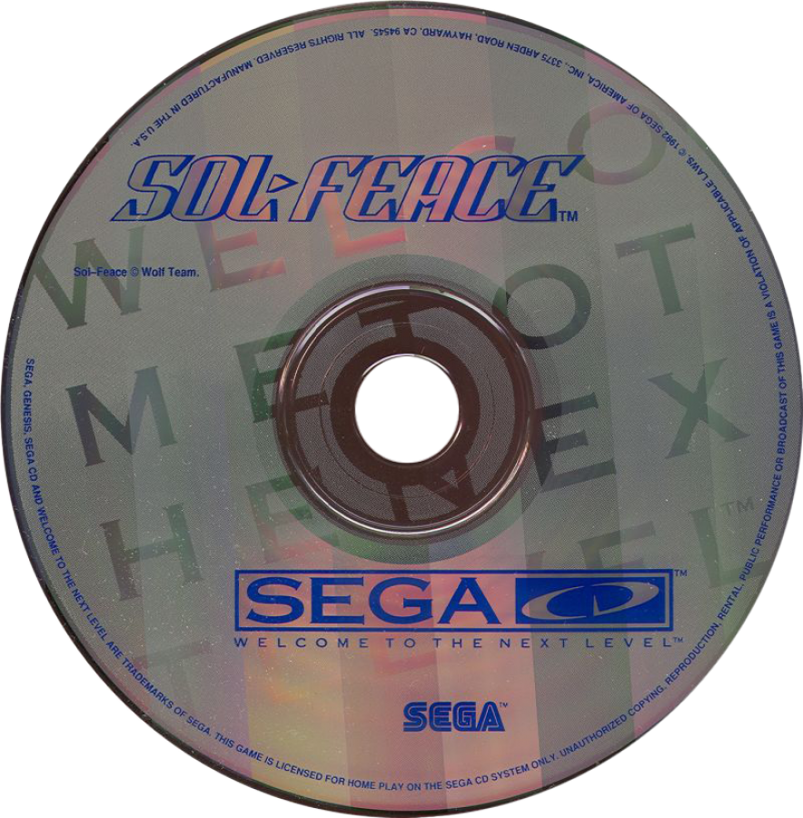 Sol-Feace – Sega CD (SCD)