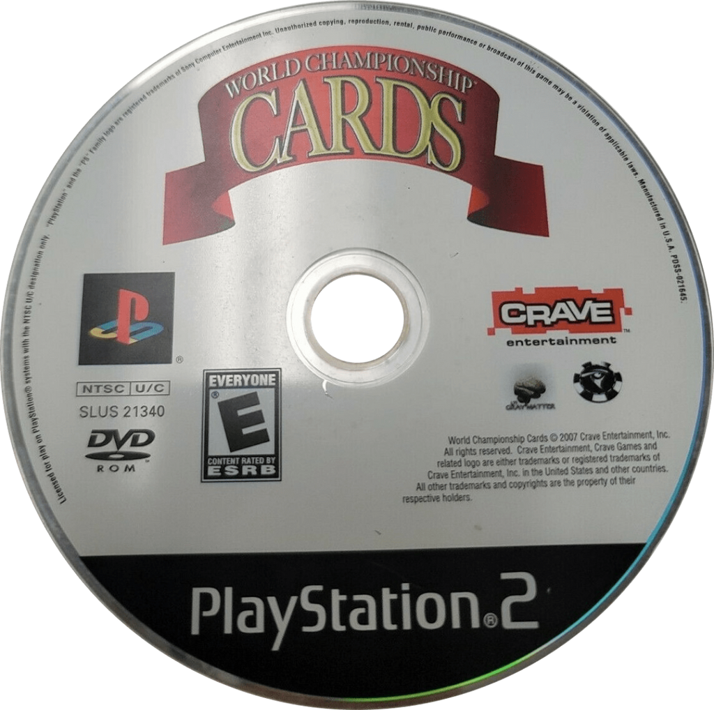 World Championship Cards — PlayStation 2 (PS2)