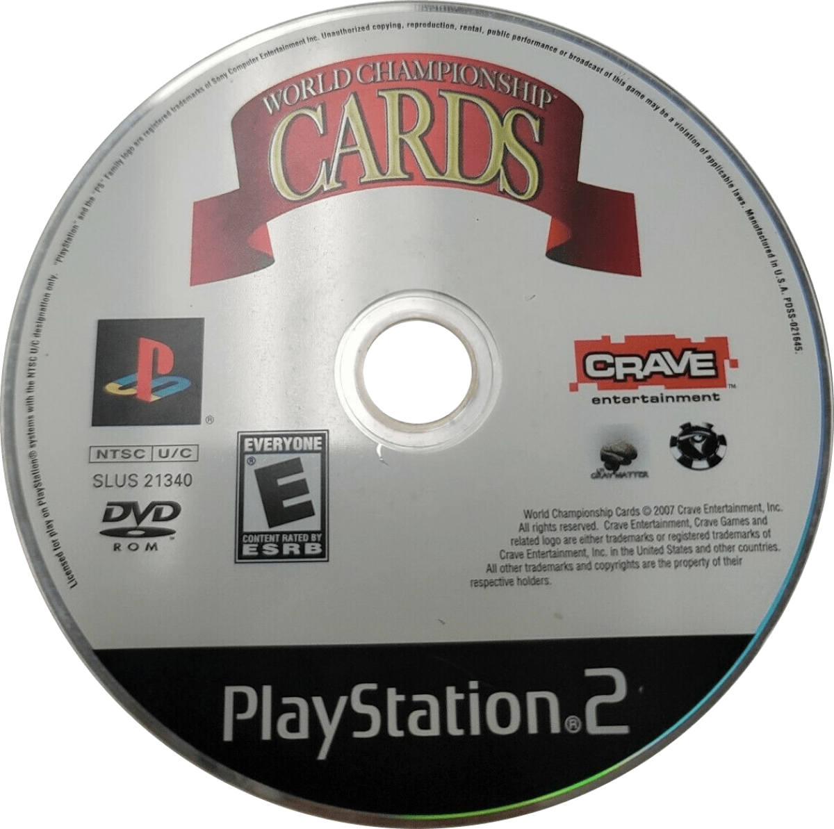 World Championship Cards — PlayStation 2 (PS2)