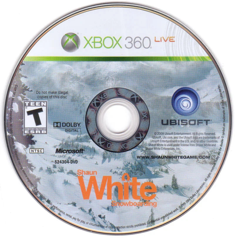 Shaun White Snowboarding – Xbox 360 (X360)