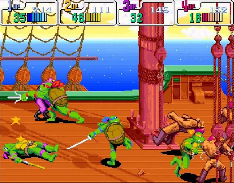 Teenage Mutant Ninja Turtles IV Turtles in Time – Super Nintendo Entertainment System (SNES)