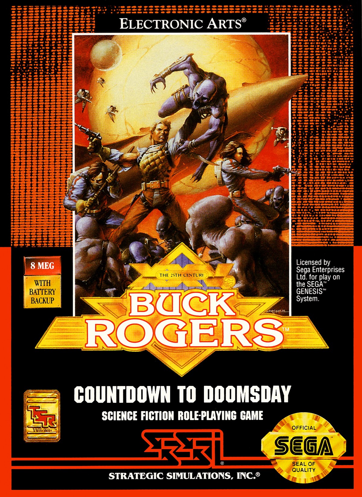 Buck Rogers: Countdown to Doomsday – Sega Genesis (GEN)