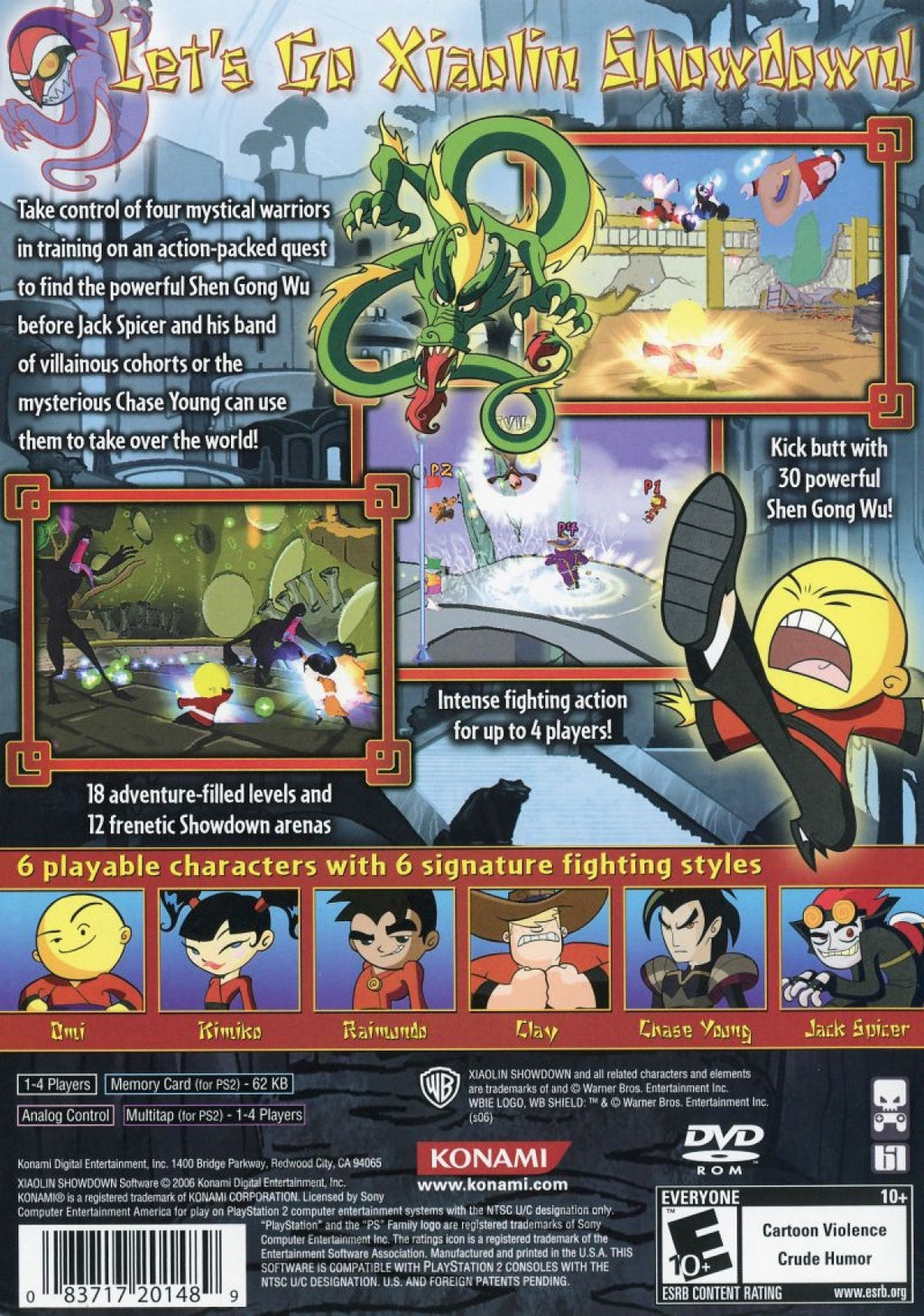 Xiaolin Showdown – PlayStation 2 (PS2)
