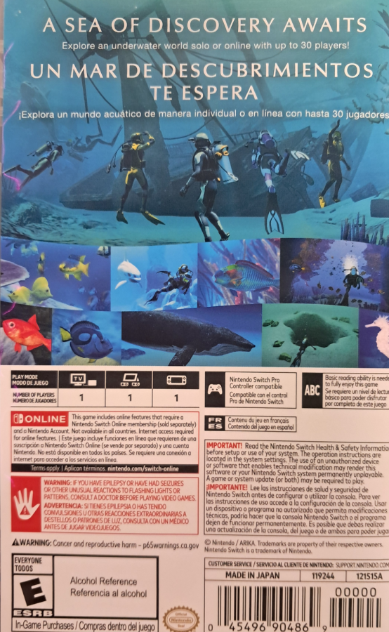 Endless Ocean: Luminous – Nintendo Switch (NS)