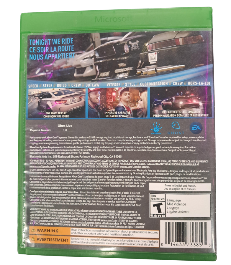 Need for Speed – Xbox One (XONE)