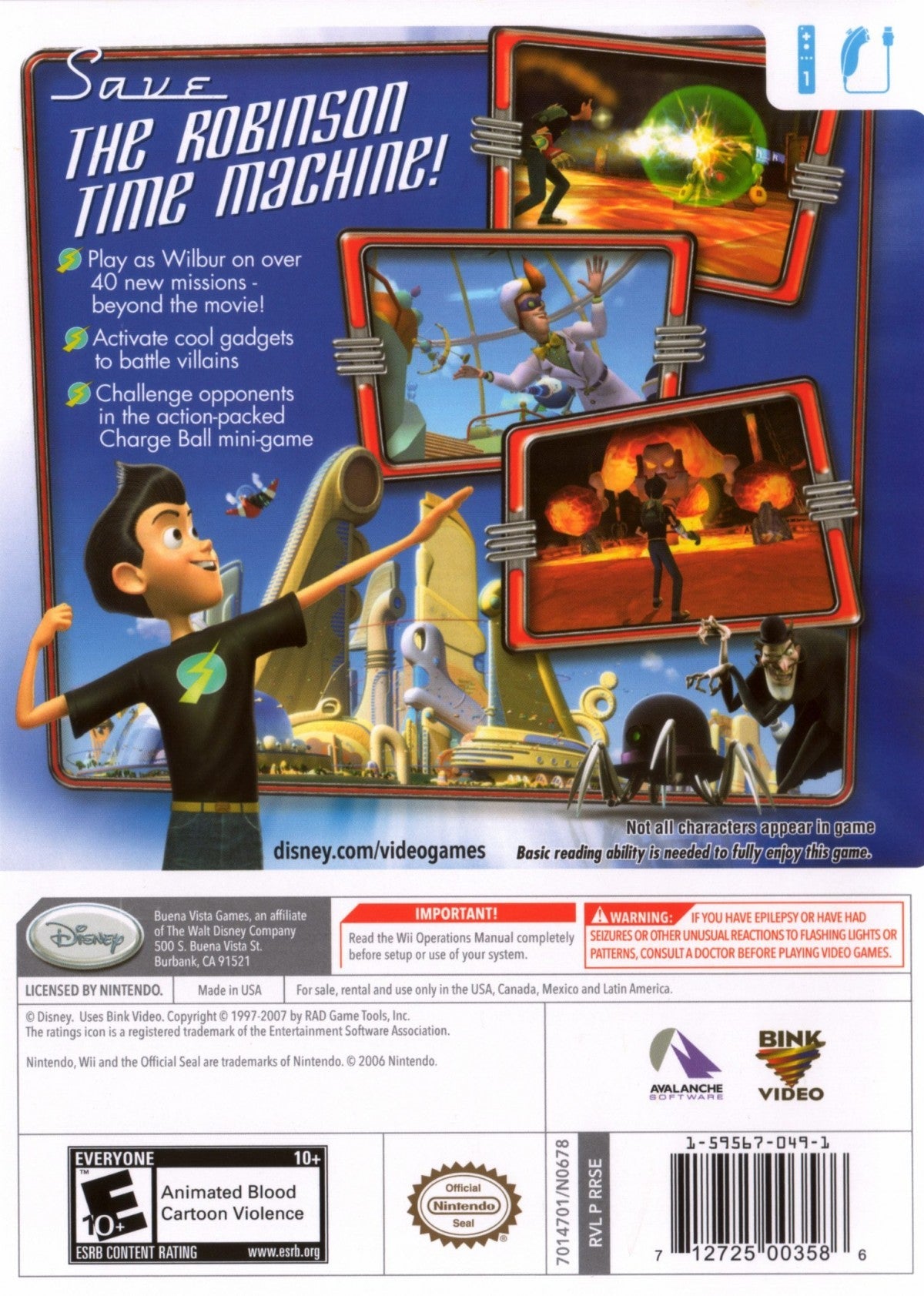 Disney Meet the Robinsons – Nintendo Wii (Wii)