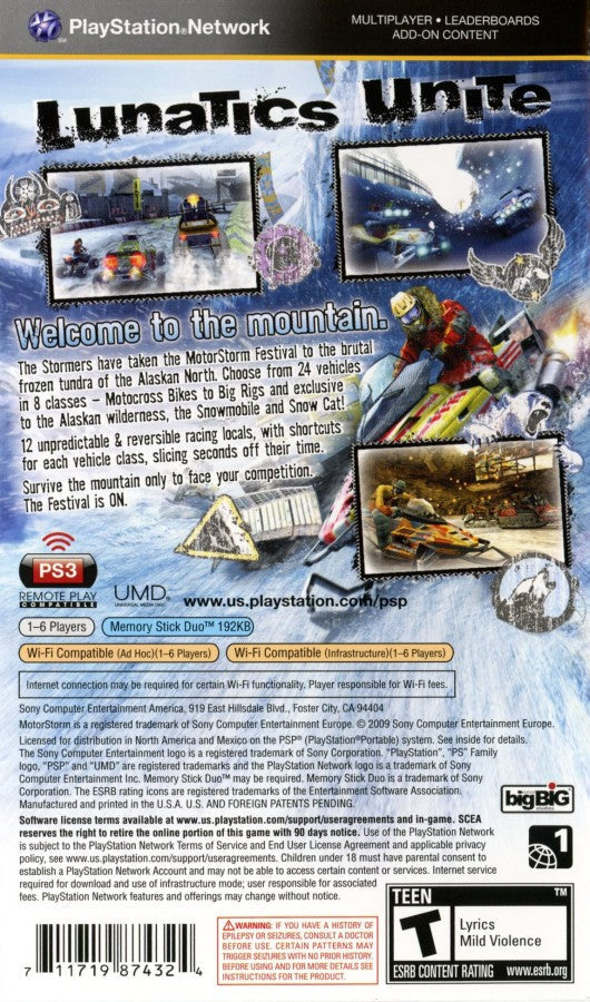 MotorStorm: Arctic Edge – PlayStation Portable (PSP)