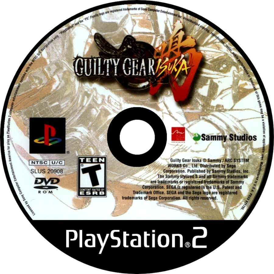 Guilty Gear Isuka – PlayStation 2 (PS2)