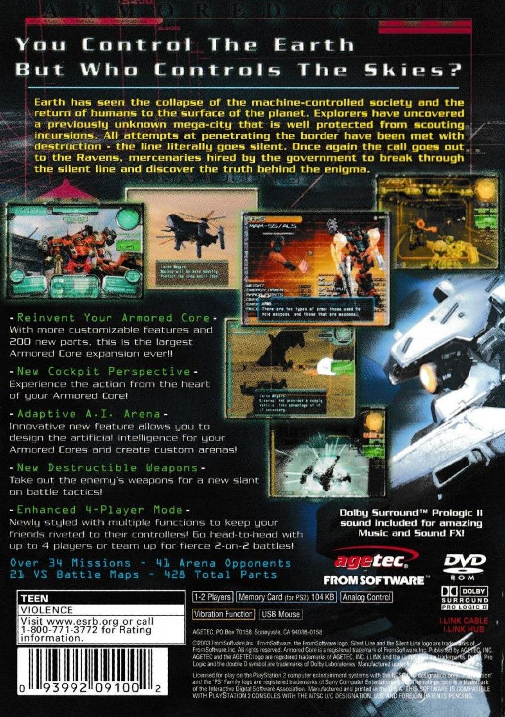 Armored Core: Silent Line – PlayStation 2 (PS2)