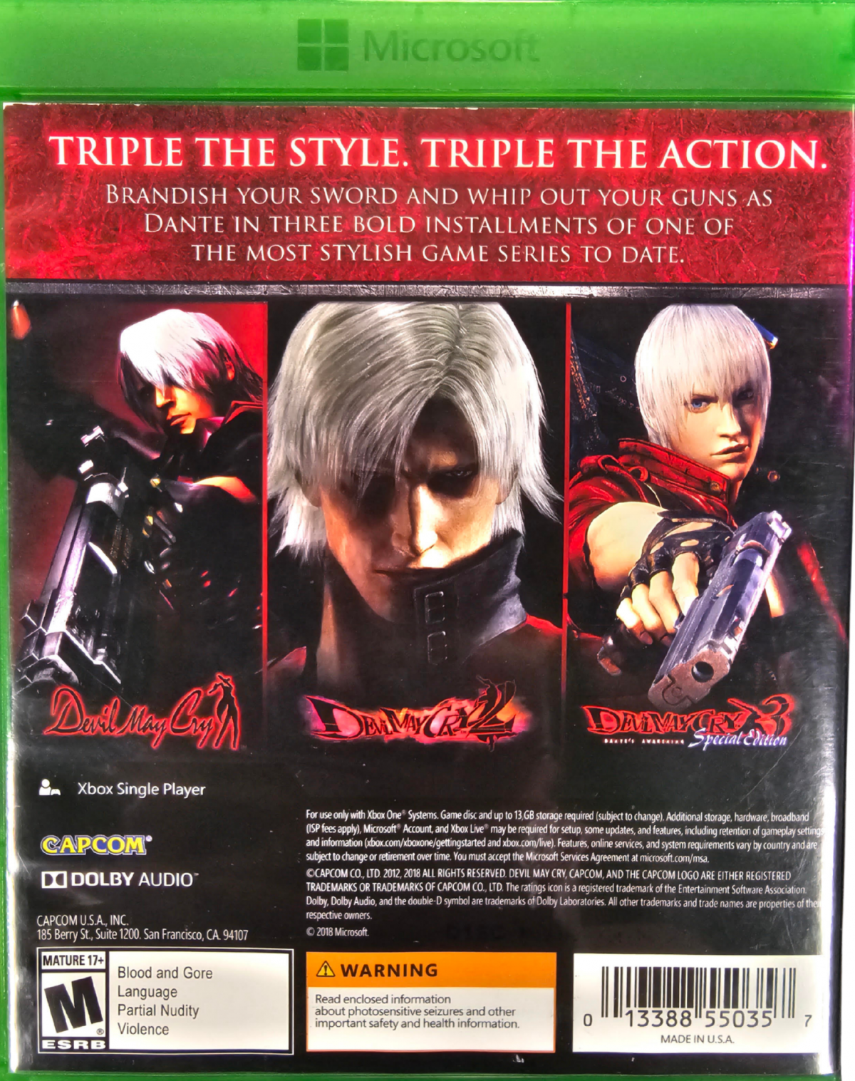 Devil May Cry HD Collection – Xbox One (XONE)