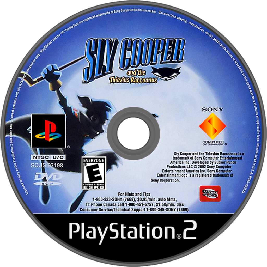 Sly Cooper and the Thievius Raccoonus – PlayStation 2 (PS2)