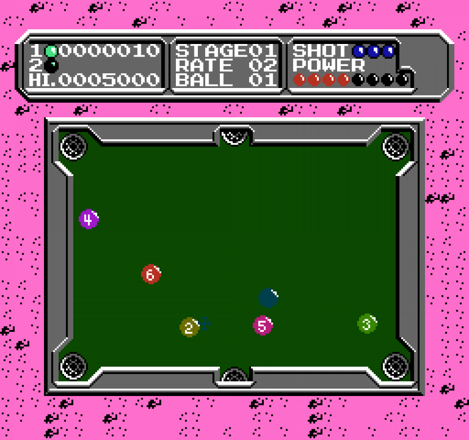 Lunar Pool – Nintendo Entertainment System (NES)