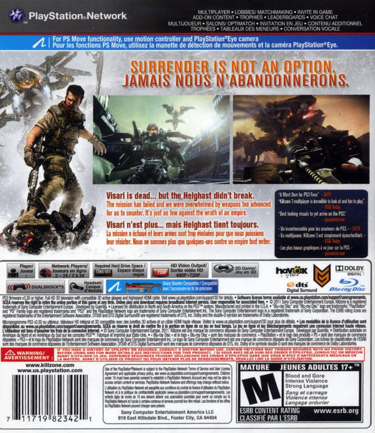 Killzone 3 – PlayStation 3 (PS3)