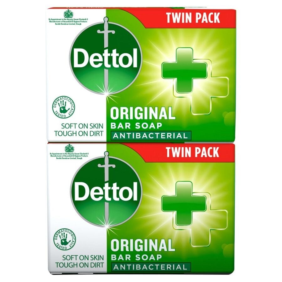 Dettol Original Bar Soap for Daily Hygiene 2x100g