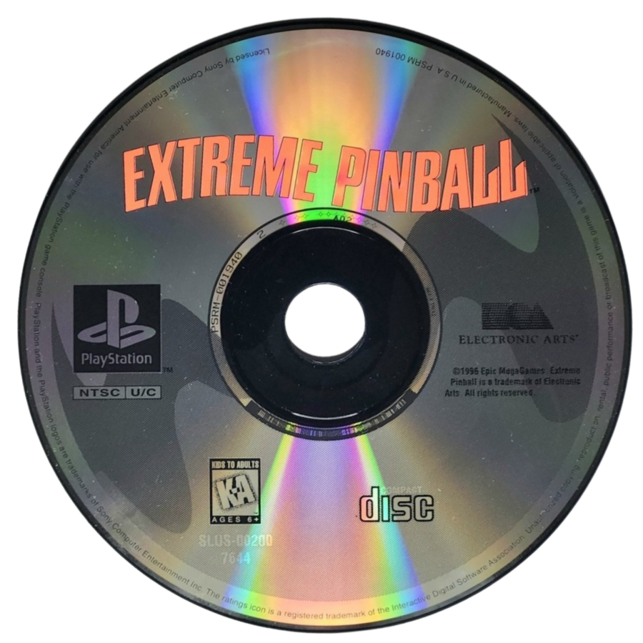 Extreme Pinball – PlayStation 1 (PS1)